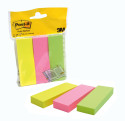 3M 671-3 pouch autoadesiva Rettangolo Verde, Rosa, Giallo 100 fogli Autoadesivo