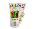 Carioca 10 Colors Multi Penna a sfera retrattile a clip 12 pz