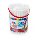 Carioca 43176 marcatore Fine Multicolore 100 pz