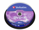 Verbatim DVD+R Matt Silver 4,7 GB 10 pz