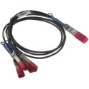 DELL QSFP28 - 4 x SFP28, 3 m cavo a fibre ottiche 4x SFP28 Nero, Rosso