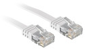 Lindy 5m Cat.6 cavo di rete Bianco Cat6