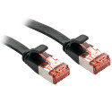 Lindy RJ45 Cat.6 U/FTP 2m cavo di rete Nero Cat6 U/FTP (STP)