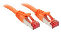 Lindy RJ-45 Cat.6 S/FTP 0.5m cavo di rete Arancione 0,5 m Cat6 S/FTP (S-STP)