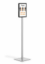 Durable INFO STAND BASIC A4 1 ST 501257 (501257) Stand informativo Metallo, Plastica Grigio