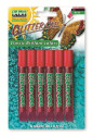 Lebez Blister 6 Tubetti Da 10,5Ml Colla Glitter Color Rosso