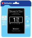 Verbatim Disco rigido portatile Store 'n' Go USB 3.0 da 1 TB Nero