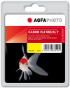 AgfaPhoto APCCLI551XLY cartuccia d'inchiostro 1 pz Giallo