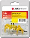 AgfaPhoto APET181SETD cartuccia d'inchiostro 1 pz Giallo