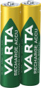 Varta Recharge Accu Power AAA 800 mAh Blister da 2 (Batteria NiMH Accu Precaricata, Micro, ricaricabile, pronta all'uso)