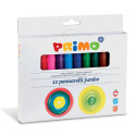 Primo 603JUMBO12 marcatore Multicolore 12 pz