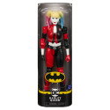 DC Comics , BATMAN, Personaggio Harley Quinn, in scala 30 cm con costume originale e dotato di 11 punti di articolazione, dai 3 Anni