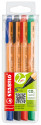 STABILO GREENpoint penna tecnica Nero, Blu, Rosso, Verde 4 pz