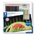 Staedtler 149C Blu, Verde, Magenta, Arancione, Pesca, Rosso, Bianco, Giallo 12 pz