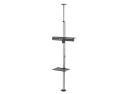 Equip 650621 Supporto TV a parete 177,8 cm (70") Nero, Stainless steel