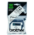 Brother Labelling Tape - 12mm, Black/White, Blister nastro per etichettatrice M