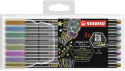 STABILO Pen 68 metallic marcatore Medio Rame, Oro, Blu metallizzato, Verde metallizato, Rosa metallizzato, Viola metallico, Argento 8 pz