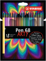 STABILO PEN 68 ARTY marcatore Medio Multicolore 18 pz