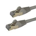 StarTech.com Cavo di Rete Ethernet Cat6a - Cavo Schermato STP da 1m - Grigio