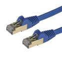 StarTech.com Cavo di Rete Ethernet Cat6a - Cavo Schermato STP da 2m - Blu