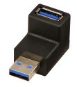 Lindy 71260 adattatore per inversione del genere dei cavi USB A Nero