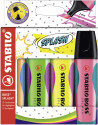 STABILO BOSS SPLASH evidenziatore 4 pz Punta smussata Verde, Arancione, Rosa, Giallo