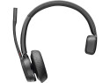 POLY Cuffia wireless Voyager 4310 UC - Cuffia monoaurale Bluetooth con microfono a cancellazione di rumore montato su asta flessibile - Batteria di lunga durata - Connessione a PC, Mac e dispositivi mobili tramite Bluetooth, Plantronics