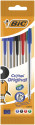 BIC Cristal Original, Penne a Sfera in Colori Assortiti (Punta 1mm), Confezione da 5