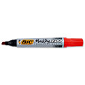 BIC Marking 2300 marcatore permanente Punta smussata Rosso 12 pz