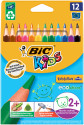 BIC Kids Evolution Triangle Multicolore 12 pz