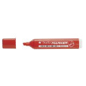 Tratto Marker marcatore permanente Punta smussata Rosso 12 pz