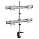 Sopar 23270 supporto da tavolo per Tv a schermo piatto 58,4 cm (23") Nero, Argento Scrivania