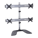 Sopar 23281 supporto da tavolo per Tv a schermo piatto 58,4 cm (23") Nero, Argento Scrivania