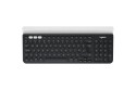 Logitech K780 Multi-Device Wireless Keyboard tastiera RF senza fili + Bluetooth QWERTY Italiano Grigio, Bianco