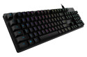 Logitech G G512 CARBON LIGHTSYNC RGB Mechanical Gaming Keyboard with GX Red switches tastiera USB Inglese Carbonio