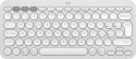 Logitech Pebble Keys 2 K380s tastiera RF senza fili + Bluetooth QWERTY Italiano Bianco