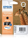 Epson Giraffe Confezione doppia Nero T0711H Inchiostri DURABrite Ultra