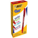 BIC Gel-ocity illusion Penna in gel con cappuccio Rosso 12 pz