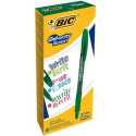 BIC Gel-ocity illusion Penna in gel con cappuccio Verde 12 pz