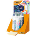 BIC 9649042 penna a sfera Nero, Blu, Verde, Rosso Penna a sfera multifunzione Medio 30 pz