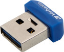 Verbatim Store 'n' Stay NANO - Memoria USB 3.0 da 64 GB - Blu