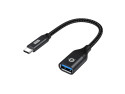 Conceptronic ABBY18B adattatore per inversione del genere dei cavi USB-C USB-A Nero