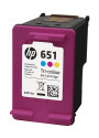 HP 651 Tri-color Original Ink Advantage Cartridge