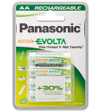 Wentronic AA 2.05Ah NiMH 4-BL EVOLTA Panasonic Batteria ricaricabile Stilo AA Nichel-Metallo Idruro (NiMH)