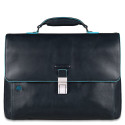 Piquadro CA3111B2 38,1 cm (15") Borsa da corriere Blu