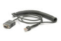 Zebra RS232 Cable cavo di segnale 2,7 m Grigio