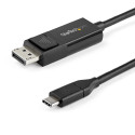 StarTech.com Cavo adattatore da USB C a DisplayPort 1.2 da 1m - Cavo video bidirezionale da DP a USB-C o USB-C a DP 4K 60Hz - HBR2/HDR - Cavo per monitor USB tipo C/TB3