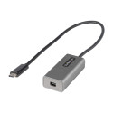 StarTech.com Adattatore USB C a Mini DisplayPort 4K 60Hz - Adattatore Dongle da USB-C a mDP - Convertitore video USB Type-C a Mini DP Monitor - Funziona con Thunderbolt 3 - Cavo integrato lungo 30 cm