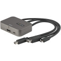 StarTech.com Adattatore Multiporta a HDMI 3-in-1 - Convertitore da USB-C, HDMI o Mini DisplayPort a HDMI per sala conferenze 4K 60Hz - Adattatore AV digitale per collegare monitor/display HDMI