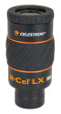 Celestron X-Cel LX 5 mm oculare Telescopio 1,6 cm Nero, Arancione